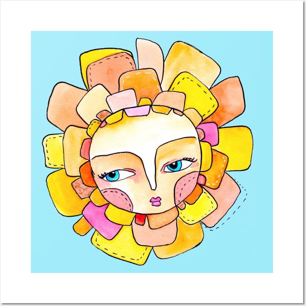 Sun Girl Wall Art by gaea